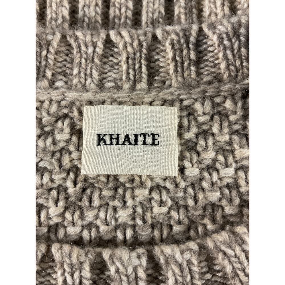 Khaite Oversized Beige Tabi Cashmere Sweater Size S - Picture 5 of 6